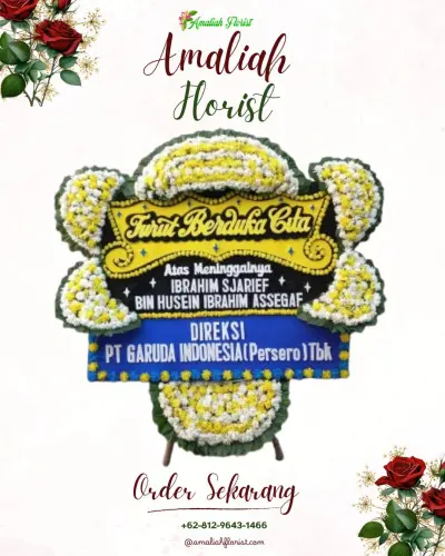 Papan Bunga Duka di Gadingkembar